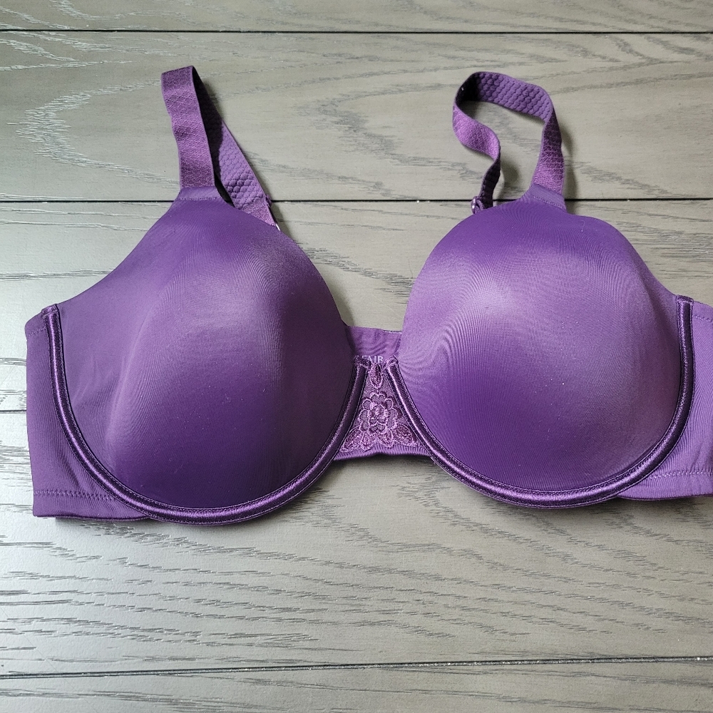Vanity Fair bra 40D purple underwire